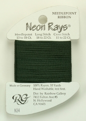 Neon Rays - Dark Green - Rainbow Gallery