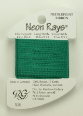 Neon Rays - Jade Green - Rainbow Gallery