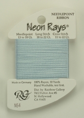 Neon Rays - Pale Blue - Rainbow Gallery