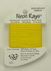 Neon Rays - Bright Yellow - Rainbow Gallery