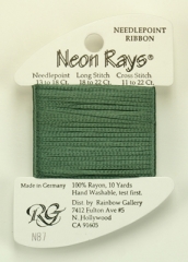 Neon Rays - Willow Green - Rainbow Gallery