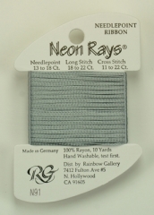 Neon Rays - Silver - Rainbow Gallery
