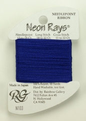 Neon Rays - Indigo Blue - Rainbow Gallery