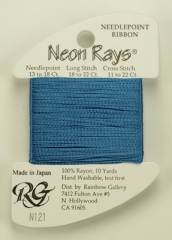 Neon Rays - Lite Federal Blue - Rainbow Gallery
