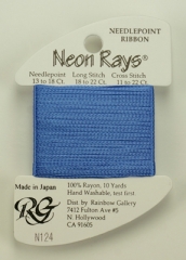 Neon Rays - Delft Blue - Rainbow Gallery
