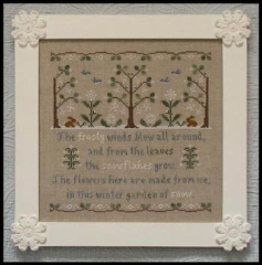 Stickvorlage Country Cottage Needleworks - Garden Of Snow