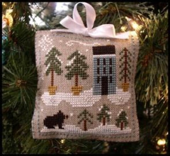 Stickvorlage Little House Needleworks - 2010 Ornament - Snowy Pines