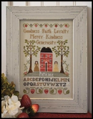 Stickvorlage Little House Needleworks - Virtue Sampler