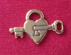 Charm - Schlüssel mit Herz