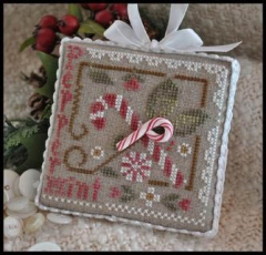 Stickvorlage Little House Needleworks - 2010 Ornament - Peppermint Twist