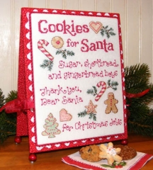 Stickvorlage Sue Hillis Designs - Cookies For Santa