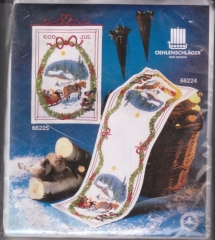 Oehlenschläger Stickpackung - Läufer Pferdeschlitten