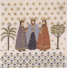 Fremme Stickpackung - Heilige drei Könige 18,5x18,5 cm