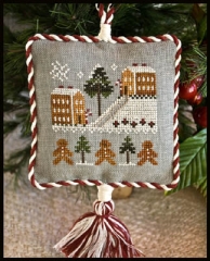 Stickvorlage Little House Needleworks - 2011 Ornament - Gingerbread Village