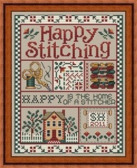 Stickvorlage Sue Hillis Designs - Happy Stitching