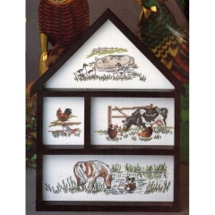 Oehlenschläger Stickpackung - Haus Bauernhof