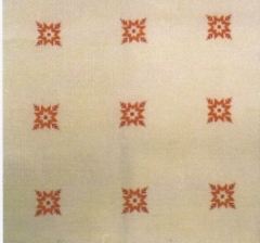 Haandarbejdets Fremme - Tischdecke Sterne
