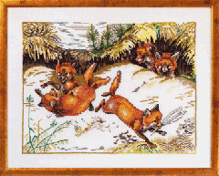 Eva Rosenstand Stickpackung - Fuchsbau (Ausverkauf)