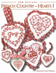 Stickvorlage JBW Designs - French Country Hearts I