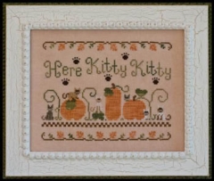 Stickvorlage Country Cottage Needleworks - Here Kitty Kitty