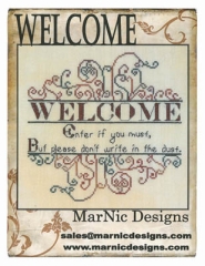 Stickvorlage MarNic Designs - Welcome