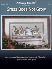 Stickvorlage Stoney Creek Collection - Grass Does Not Grow