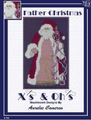Stickvorlage Xs and Ohs - Father Christmas
