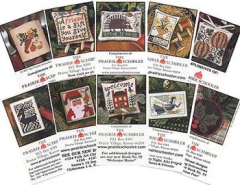 Stickvorlage The Prairie Schooler - Mini Card Set A - Farmers Market