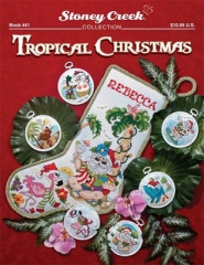 Stickvorlage Stoney Creek Collection - Tropical Christmas
