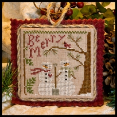 Stickvorlage Little House Needleworks - 2011 Ornament - Snow In Love