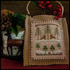 Stickvorlage Little House Needleworks - 2011 Ornament - Winter Forest