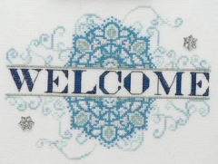 Stickvorlage MarNic Designs - Snowflake Welcome
