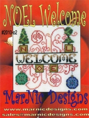 Stickvorlage MarNic Designs - Noel Welcome