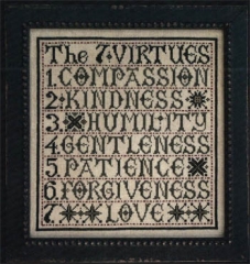 Stickvorlage La D Da - The 7 Virtues