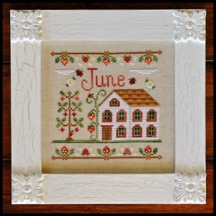 Stickvorlage Country Cottage Needleworks - Cottage Of The Month - June