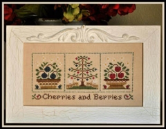 Stickvorlage Country Cottage Needleworks - Cherries And Berries