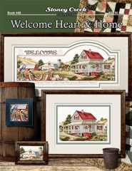 Stickvorlage Stoney Creek Collection - Welcome Heart & Home