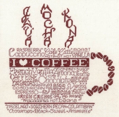 Stickvorlage Imaginating - Let's Do Coffee