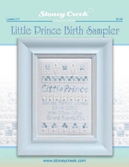 Stickvorlage Stoney Creek Collection - Little Prince Birth Sampler