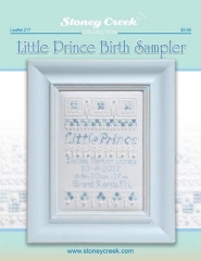 Stickvorlage Stoney Creek Collection - Little Prince Birth Sampler (Ausverkauf)