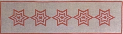 Fremme Stickpackung - Läufer Sterne 33x113 cm