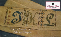 Stickvorlage Summer House Stitche Workes - Calico Sampler #4