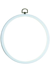 Flexi Hoop rund 17,5 cm, weiß - DMC