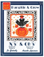 Stickvorlage Xs and Ohs - Pumpkin & Crow