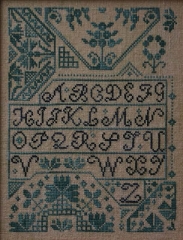 Stickvorlage La D Da - Quaker Alphabet