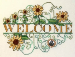 Stickvorlage MarNic Designs - Sunflower Welcome