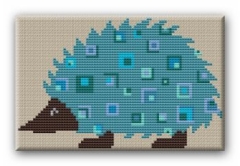 Stickvorlage Farbenfroh - Igel Lena (Ausverkauf)