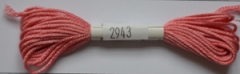 Soie dAlger Seidenstickgarn - Farbe 2943 kühles rot extra