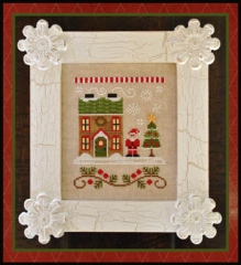 Stickvorlage Country Cottage Needleworks - Santa's Village 1 Santa's House