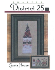 Stickvorlage Bent Creek - District 25 - Santa House w/button
